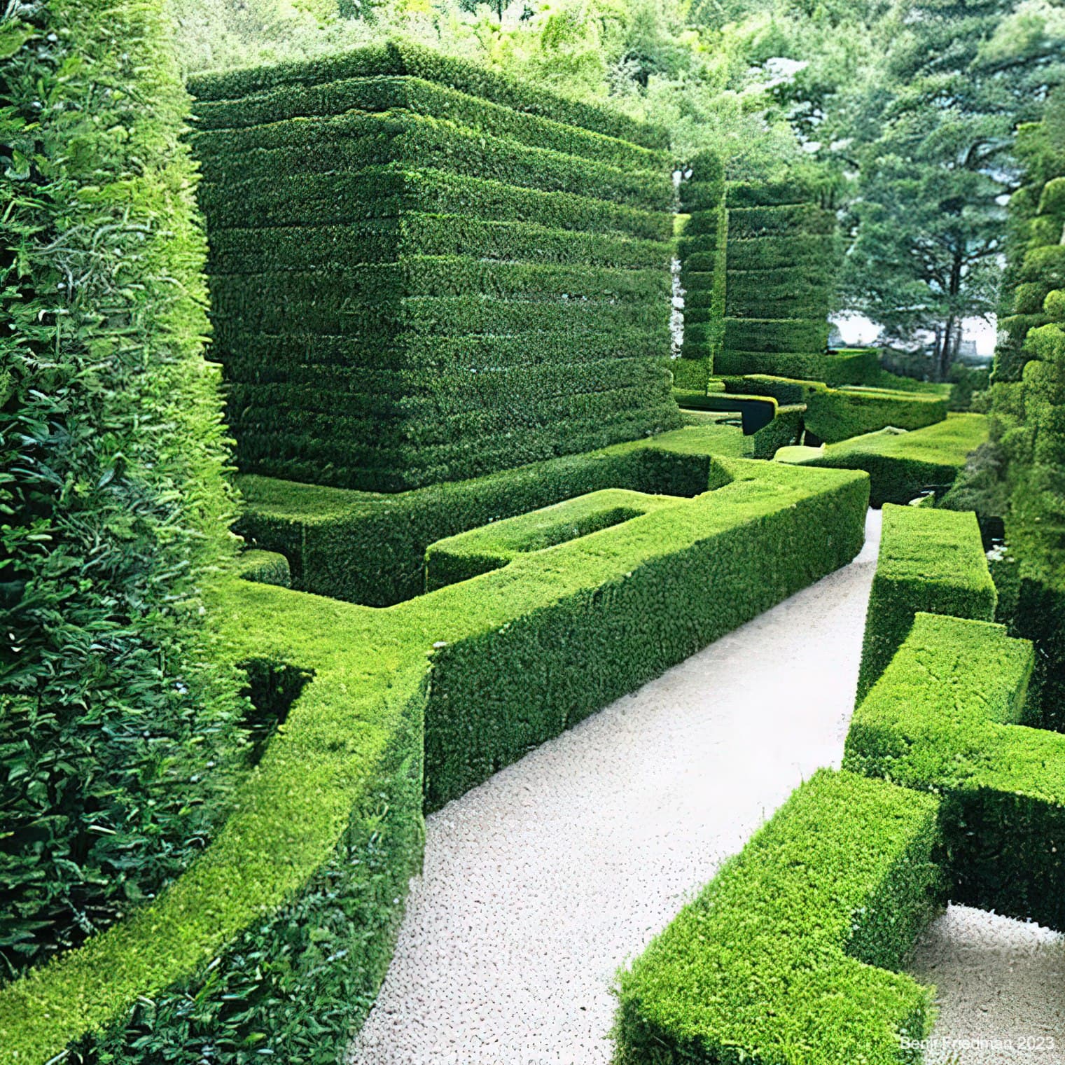 Forest Mazes — generative art by Benji Friedman