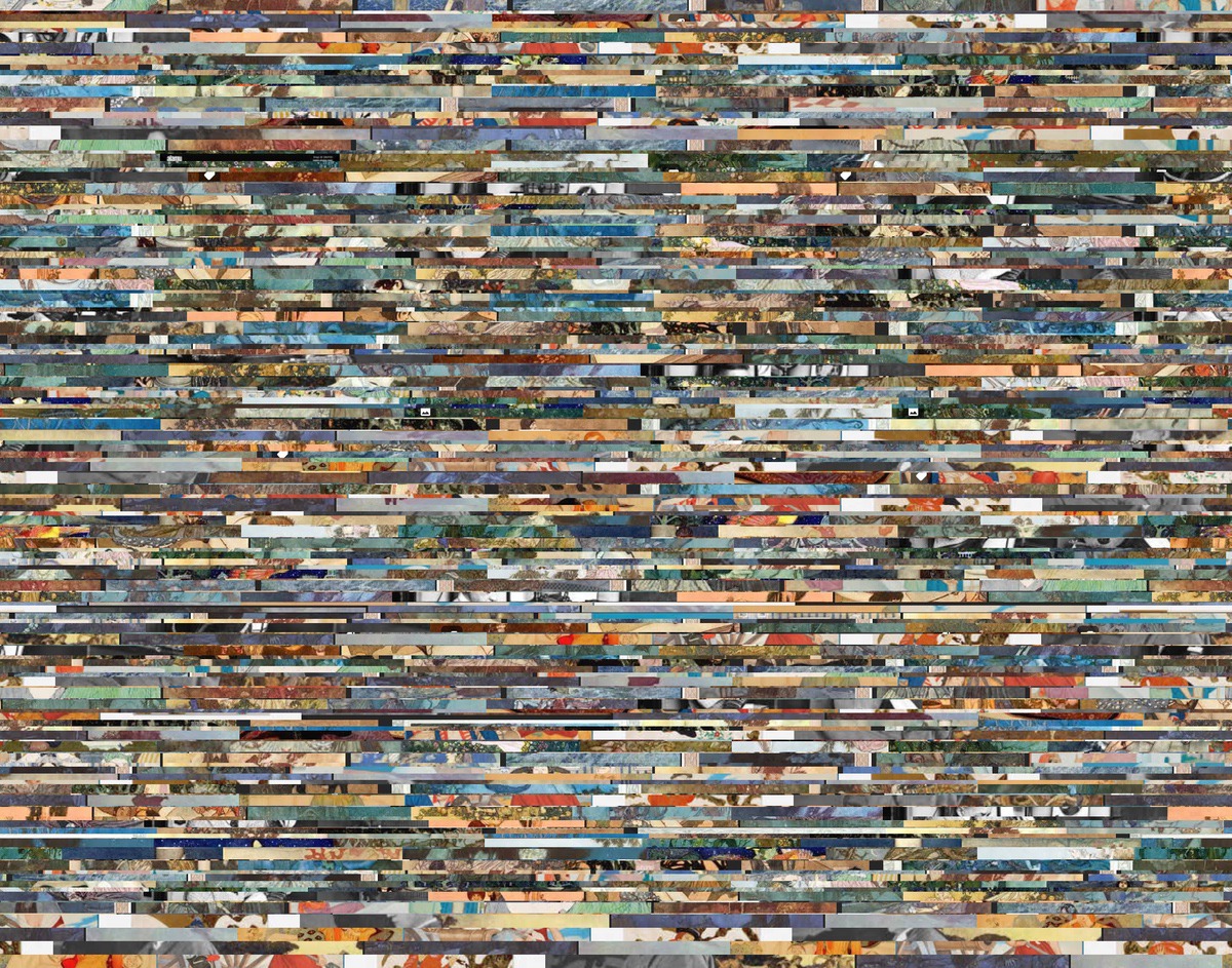 Digital row shift art